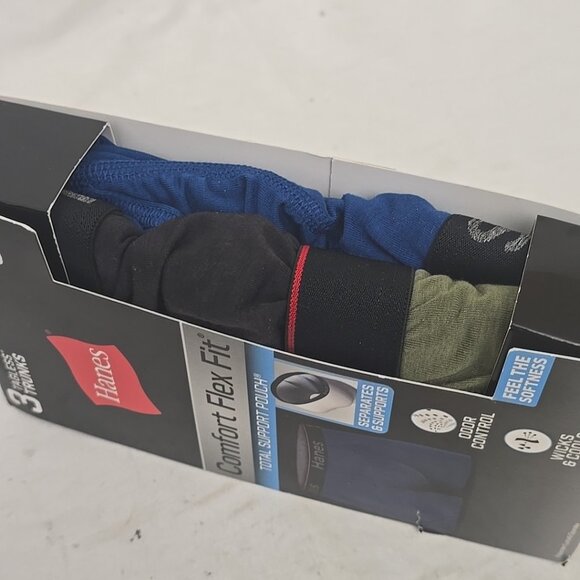 Hanes Comfort Flex Fit Tagless Trunks (3-Pack) – Size S 28-30 - Picture 3 of 6